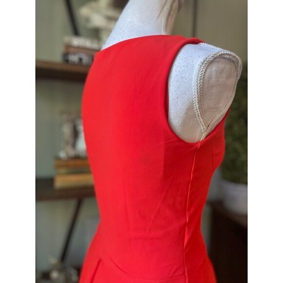 La Petite Robe di Chiara Boni Corie Dress Orange Womens Size 42 US 6 - Picture 11 of 15